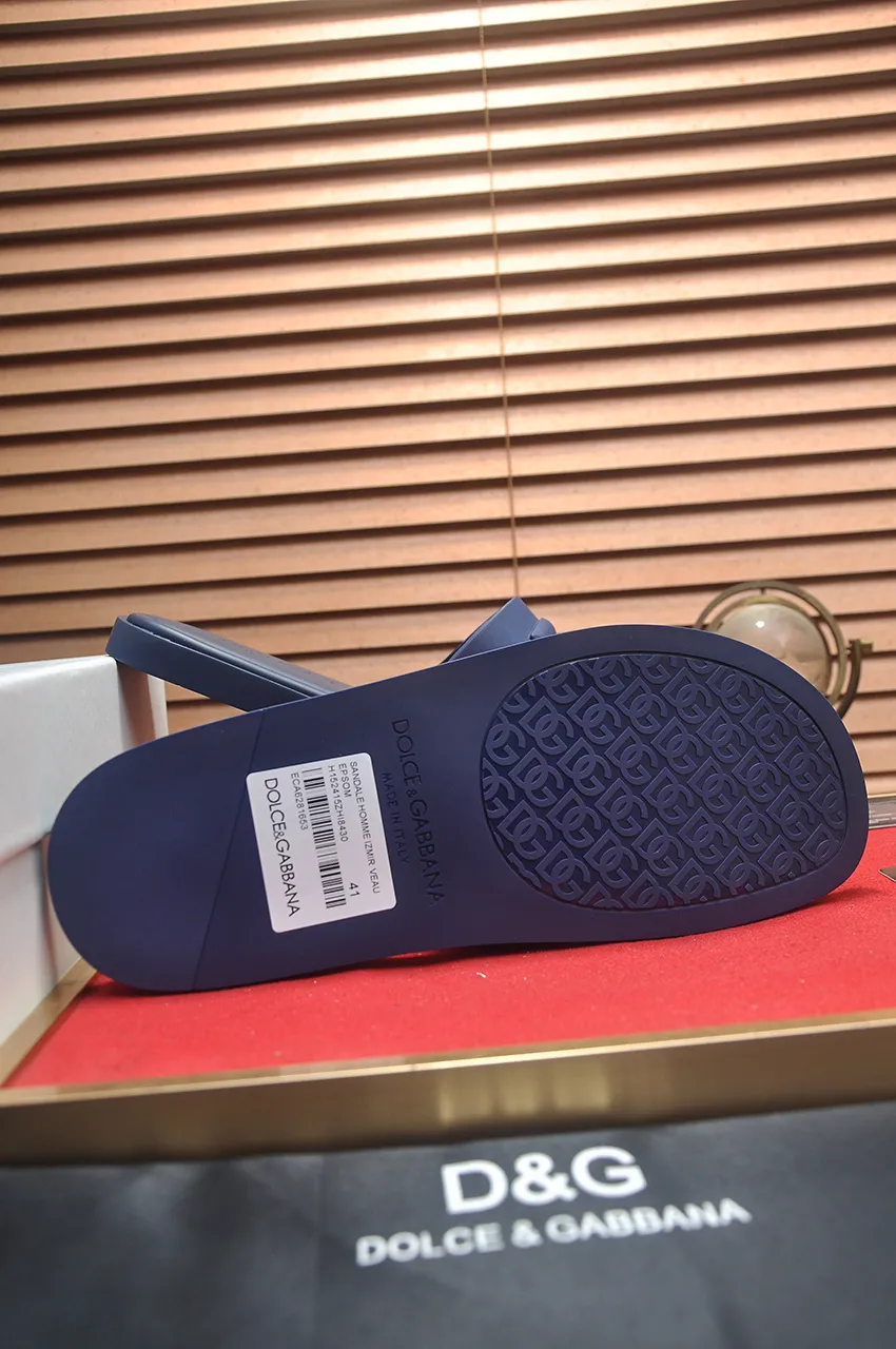 Men's shoes 💰280 [D&G] High-end quality Product trademark: DG "Dolce & Gabban*" slippers, Product material: Imported cowhide upper, original air cushion outsole, regular size: 38-45